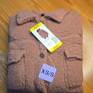 32 Degrees Cozy Pink Sherpa Jacket XS/S